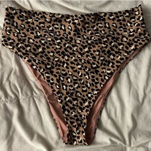 Aerie high rise cheeky bikini bottoms